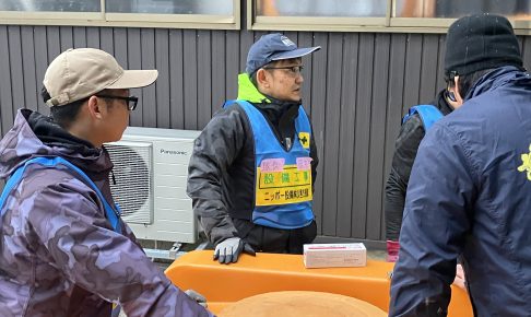 能登半島震災の被災地で水道の復旧活動をする田中友統氏